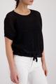 Ajour-Strickpullover mit Strasssteinen