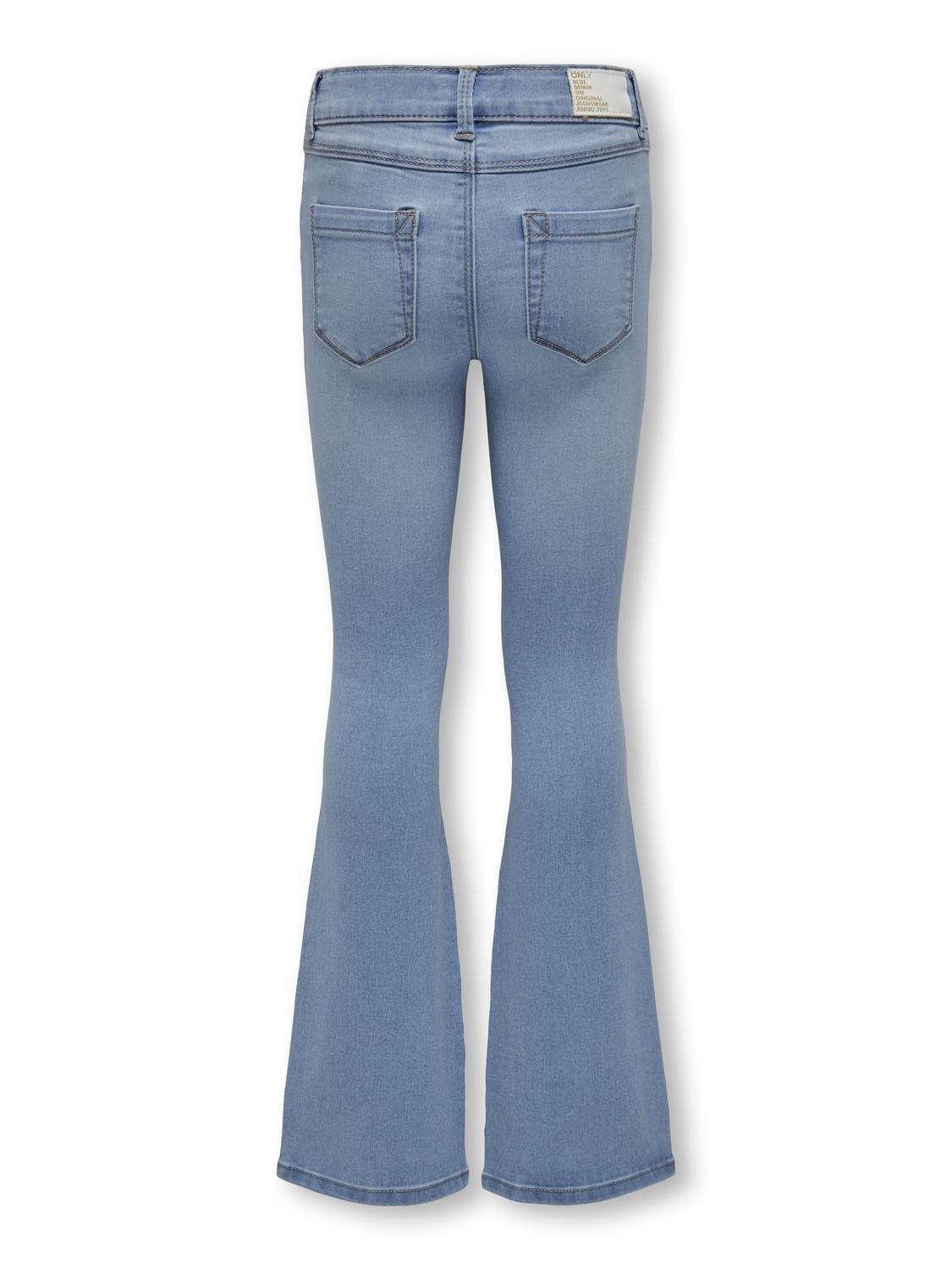 KMGROYAL REG FLARED PIM020 98 Ausgestellt - Light Blue Denim
