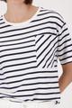 Gestreiftes T-Shirt 36 - Marine Ringel