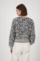 Strickjacke mit Leopardenmuster 42 - Greige Gemustert