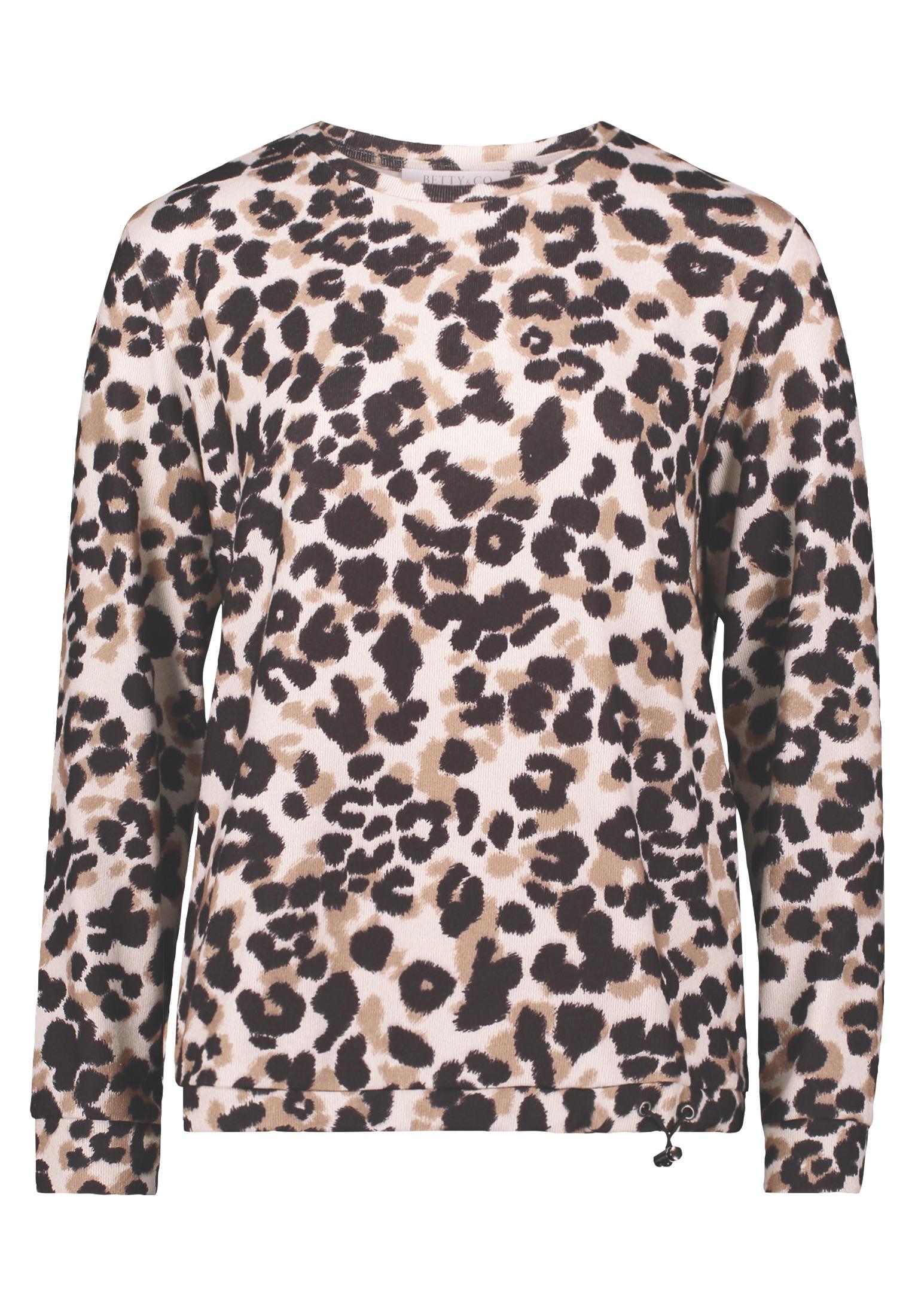 Casual-Shirt 46 Lässig - Beige/schwarz