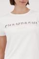T-Shirt mit Strasssteinen 38 - Off-white