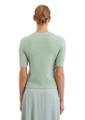 Bouclé-Pullover slim Grün M