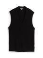 Pullunder mit V-Ausschnitt M Regular Fit - Deep Black
