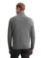 Zipper-Strickjacke regular Grau L