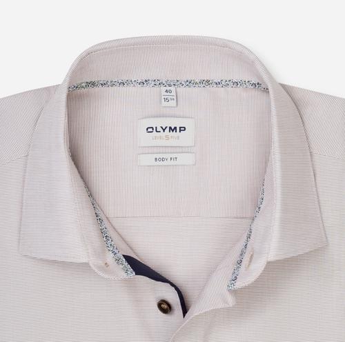OLYMP Level Five 42 body fit - Nougat