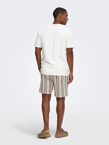 ONSTREV LIFE REG STRU STRIPE SHORTS NOOS