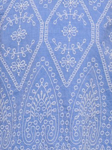 KOGTULUM EMB SL TOP WVN 158 Normal geschnitten - Blue Bonnet