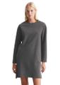 Wollkleid loose Grau 34
