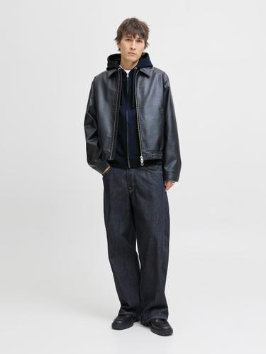 JORNORREBRO EMB SWEAT ZIP HOOD NOOS
