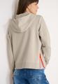 Hoodie mit Zipper-Details M - Pearl Beige