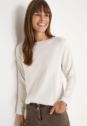Shirt mit Gallonstreifen XL - Light Greige