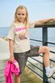 KOGSANDRA PRINTED SHORTS PNT 146 Locker geschnitten - Black