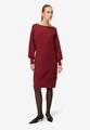 Strickkleid strukturiert U-Boot Ausschnitt 44 - Cabernet