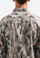 Shirt Allover Printed Fine Corduroy XL Regular Fit - Taupe