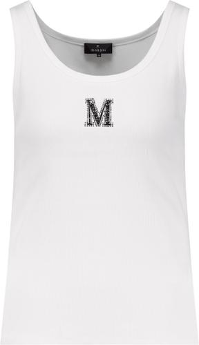 Top mit Schmuckelementen 42 - Cream