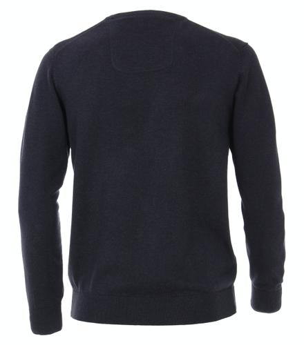 Pullover mit V-Ausschnitt uni 004430
