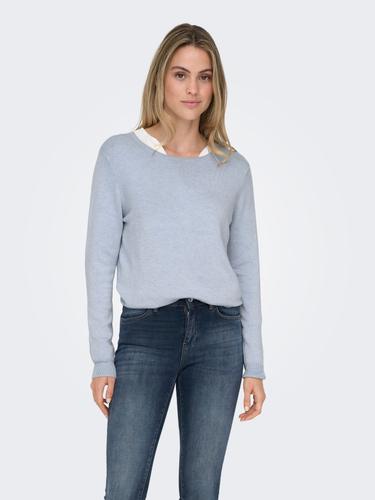 ONLVENICE LIFE LS ONECK PULLOVER KNT L Normal geschnitten - Kentucky Blue
