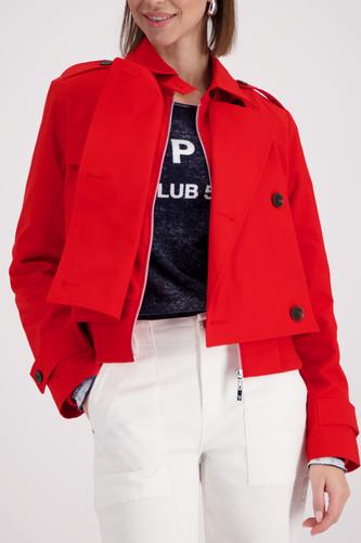 Kurzer Trenchcoat 36 - Chilli Pepper