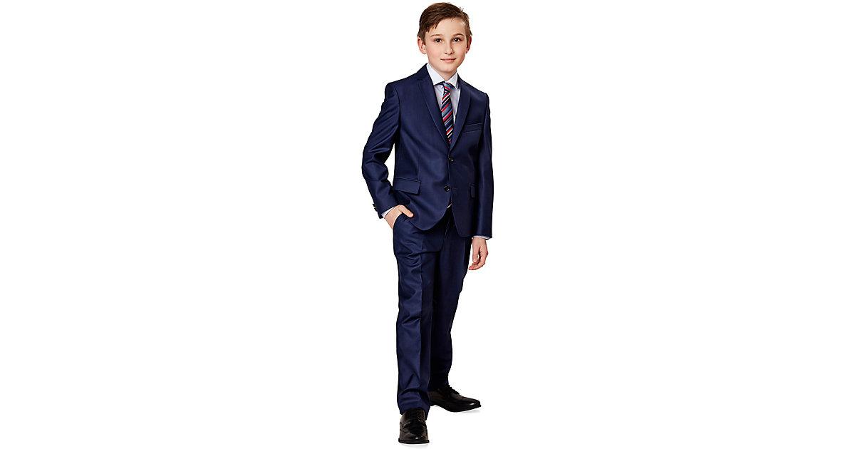 Kinder Anzug, Slim Fit blau Gr. 164 Jungen Kinder