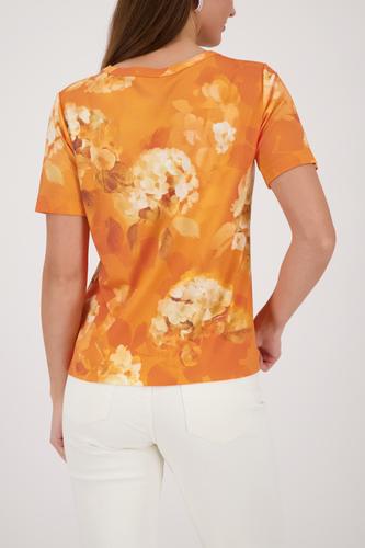 T-Shirt mit Blumen-Muster 42 - Aperitif Gemustert