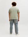 JORNORREBRO EMB TEE SS CREW NECK PLS EU5XL US3XL Normal geschnitten - Seagrass