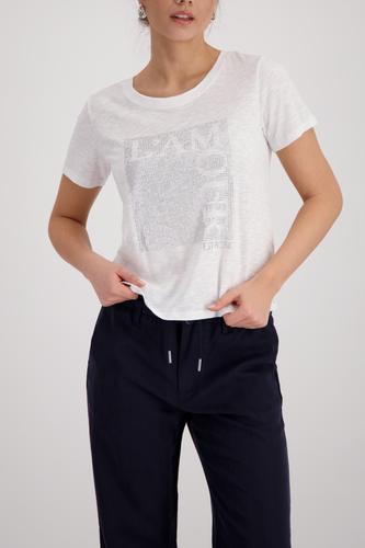 T-Shirt mit Strasssteinen