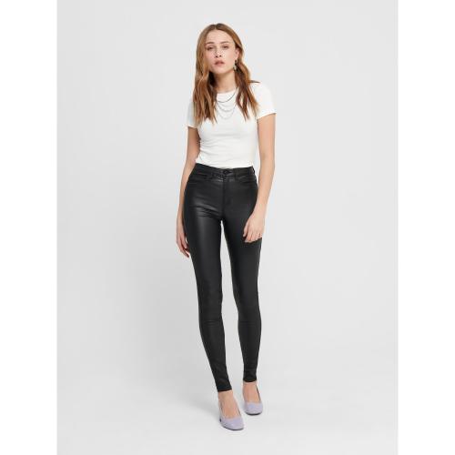 ONLROYAL LIFE HW SK ROCK COATED PIM NOOS XS/32 Skinny Fit - Black