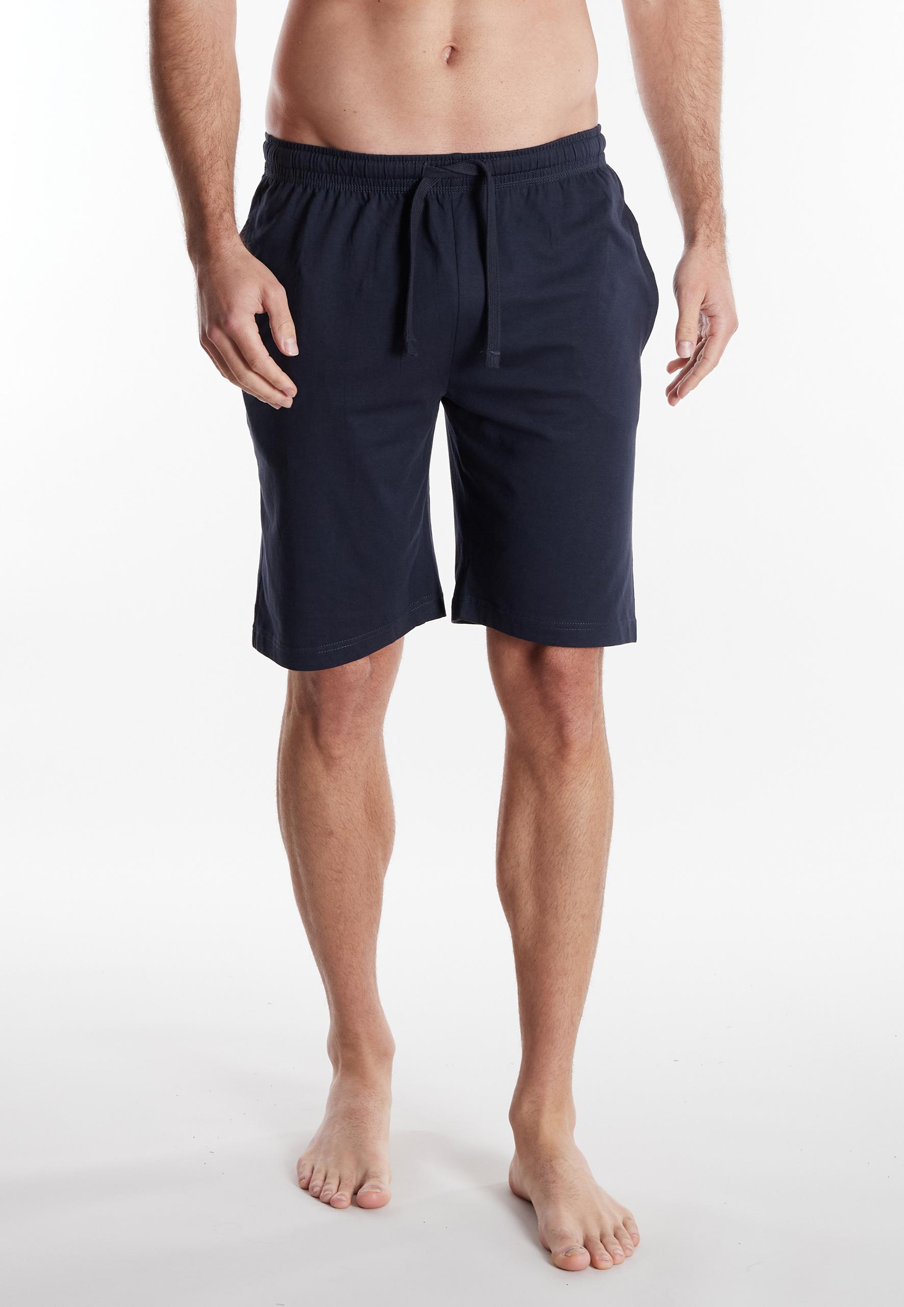 TOM TAILOR Herren Kurze-Hose uni 1er Pack 48 - Blau-dunkel-uni