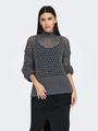 ONLBILLIE LIFE L/S HIGH NECK CC KNT L Normal geschnitten - Magnet