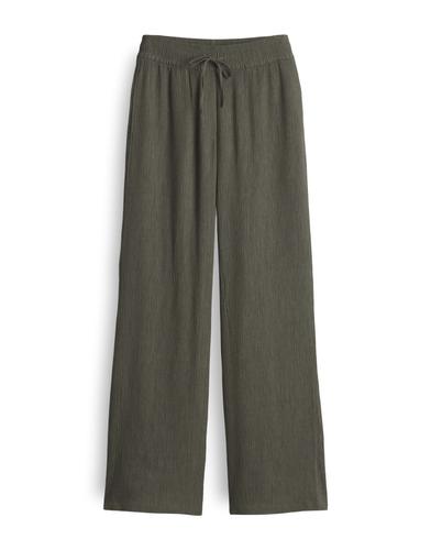 Hose "Marou Crinkle" - Oliv / 40
