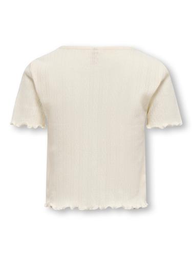 KOGCARLOTTA LIFE S/S TOP JRS NOOS 146/152 Normal geschnitten - Cloud Dancer