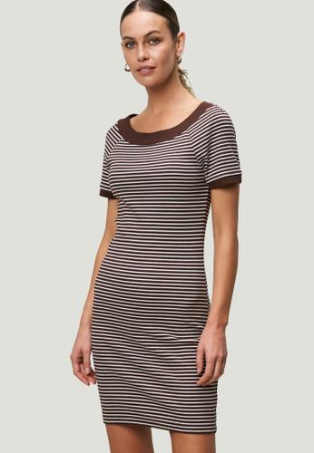 Minikleid 44 - Browncream