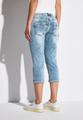 3/4 Jeans mit Glitzer-Detail 29/22 - Medium Blue Random Acid
