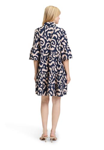 Stufenkleid 38 Lässig - Dunkelblau/weiß