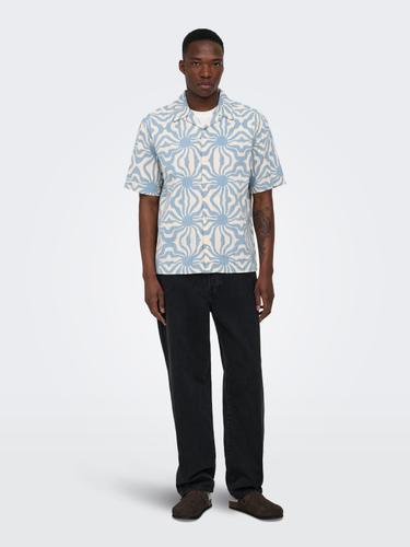 ONSCRUZ RLX SEERSUCKER RESO. SS SHIRT VD