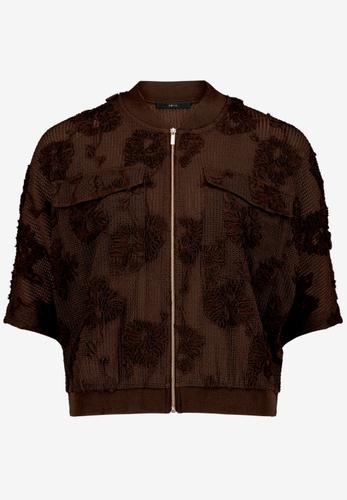 Blouson mit Fledermausärmeln