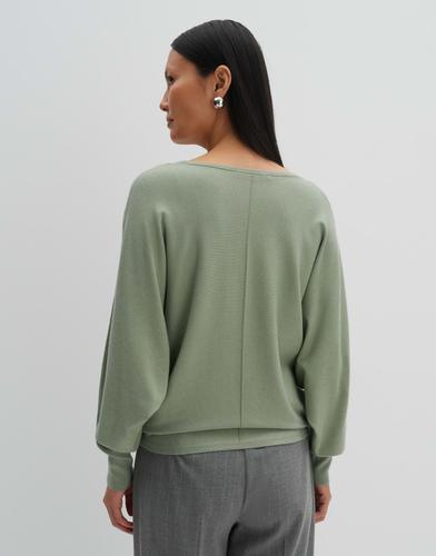 Strickpullover "Taliya Line" - Oliv / 40