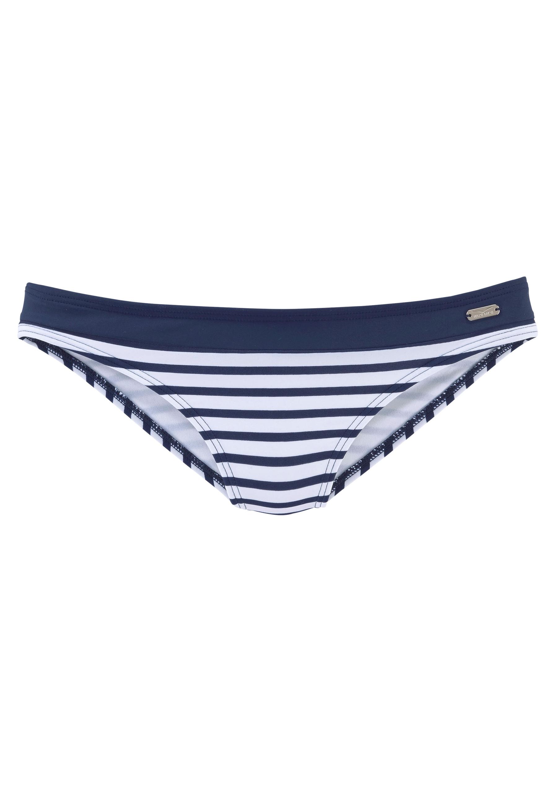 Venice Beach LM exkl. Sport Bikinihose normal 34 - White-navy-s