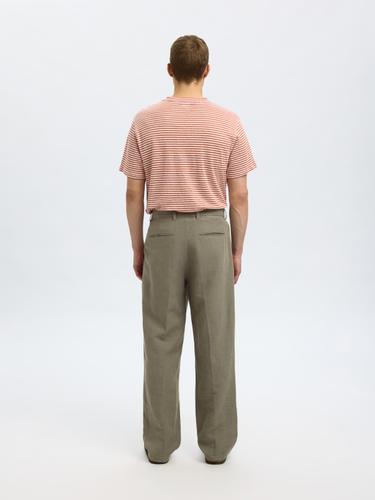 SLH220-LOOSE MADS SUN PRESS PANT 34/32 Locker geschnitten - Vetiver