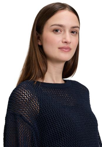 Strickpullover 44 Gerade - Dunkelblau