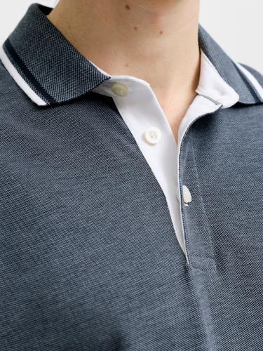 JJEPAULOS POLO SS NOOS S Slim Fit - Blue Mirage