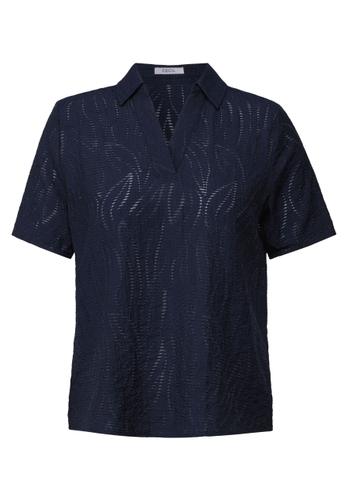 Blusenshirt mit Struktur