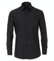 Popeline Hemd unifarben extra langer Arm 72cm 001482 41 VM-72 - Schwarz