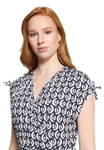 Jumpsuit 38 Figurumspielend - Dunkelblau/Weiß