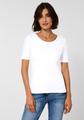 T-Shirt in Unifarbe