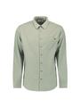 Shirt Solid Fine Herringbone XXL Regular Fit - Light Moss