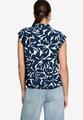 Hemdbluse  kurzarm mit Blumen