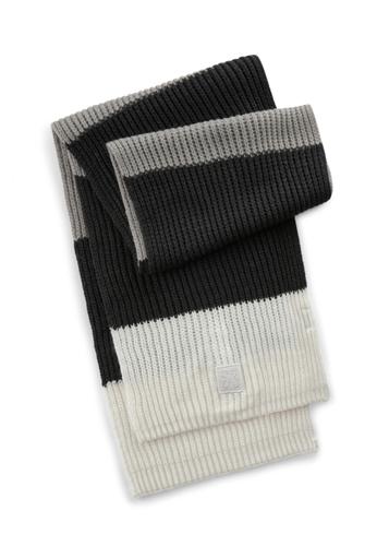 Strickschal - Schwarz / 28/190CM