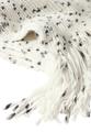 Langer Schal A - Lucid White